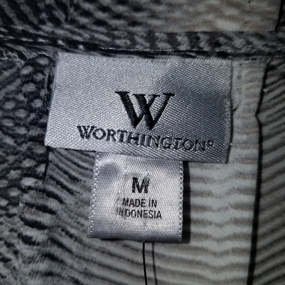 Worthington button down blouse - Picture 3 of 4